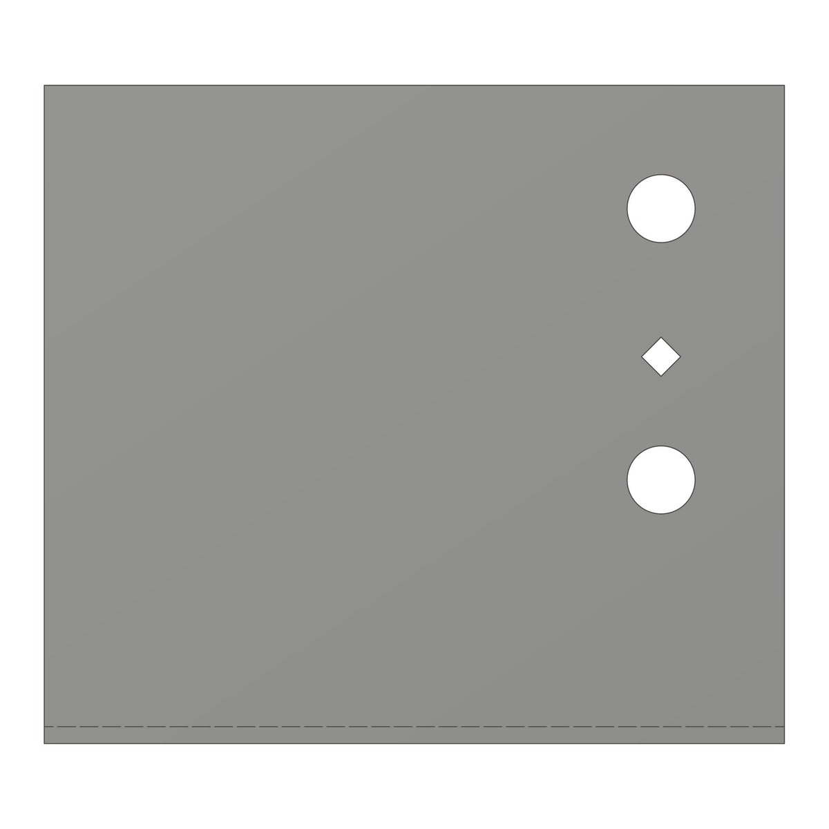 Simpson ECCO6 End Column Cap No Legs for 6x Beam 5-1/4 or 5-1/2 in Width 6-1/2 in Height 7-Ga