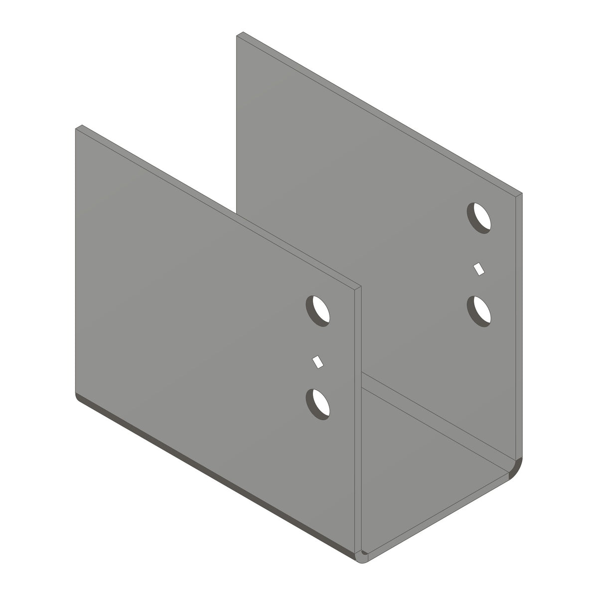 Simpson ECCO5 1/4 End Column Cap for 5-1/8" Beam Legs Omitted