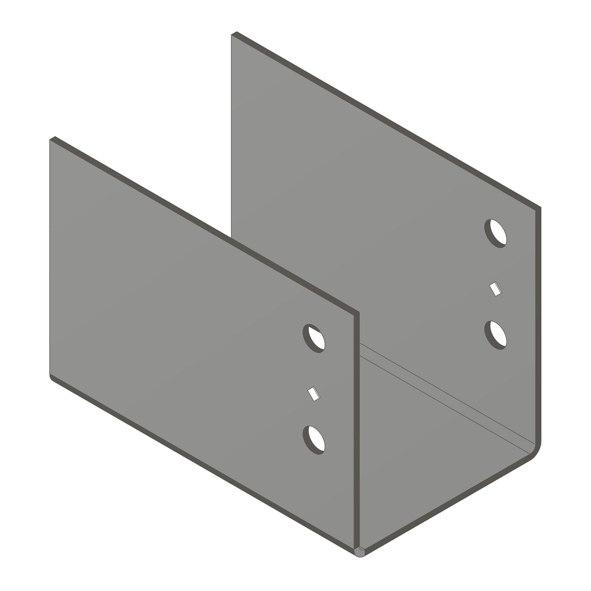 Simpson ECCO68 6X Beam L=9.5 End Column Cap Legs Omitted