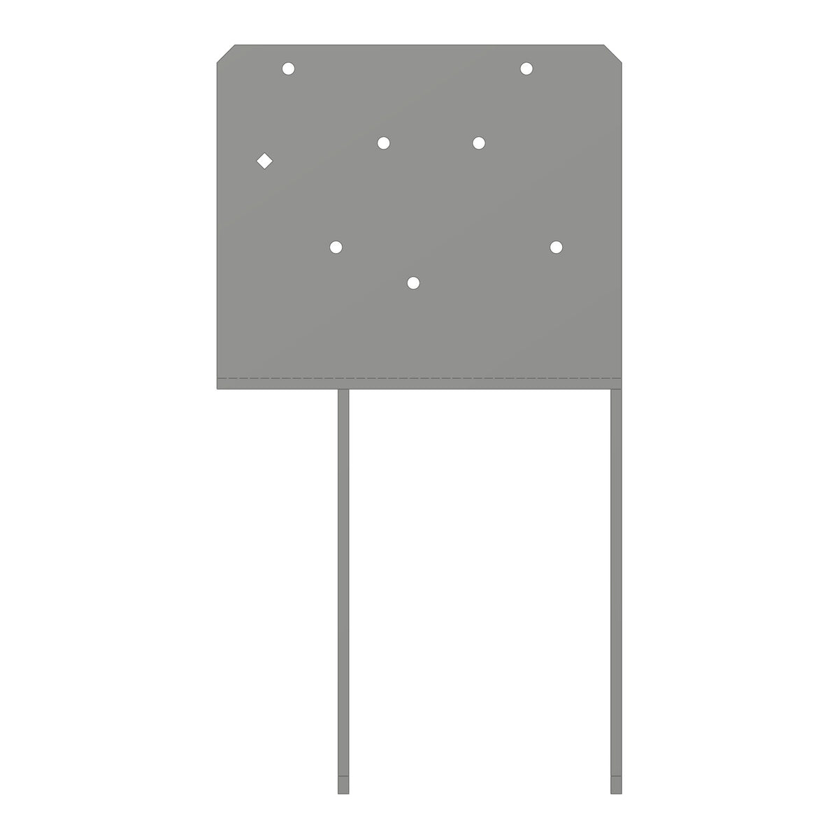 Simpson ECCQ106SDS2.5 End Column Cap 10x Beam 6x Post with SDS Screws