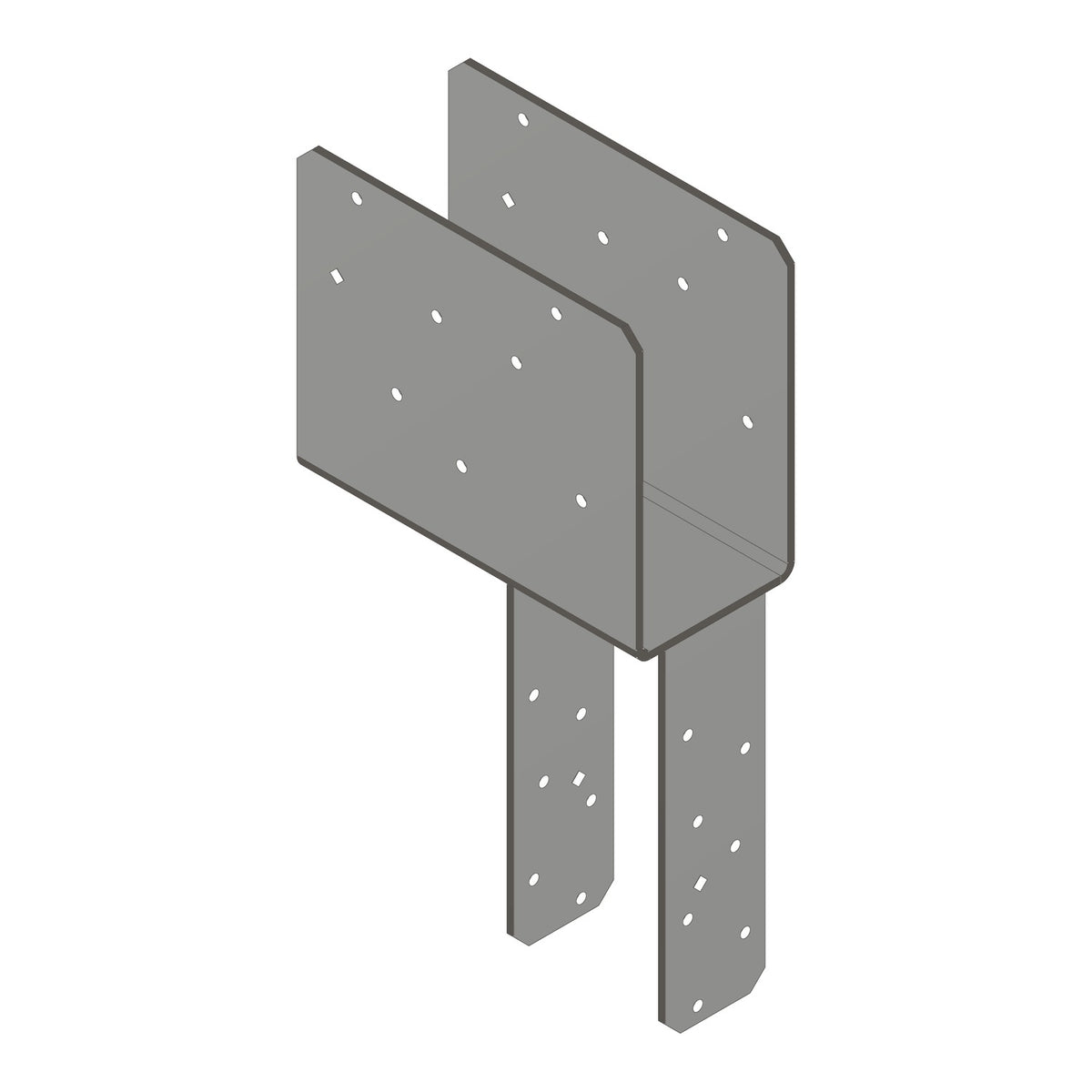 Simpson 4x Beam, 4x Post End Column Cap w/SDS Screws ECCQ44SDS2.5