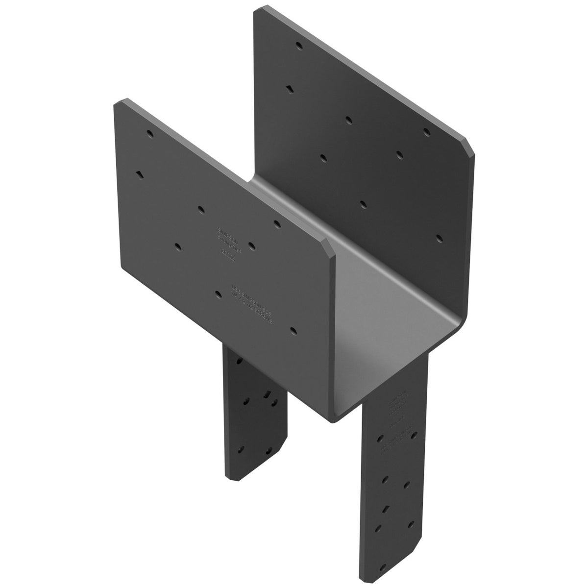Simpson ECCQ5-6SDS2.5 End Column Cap 5-1/8 in Beam 6x Post 3-Ga Steel w/SDS Screws