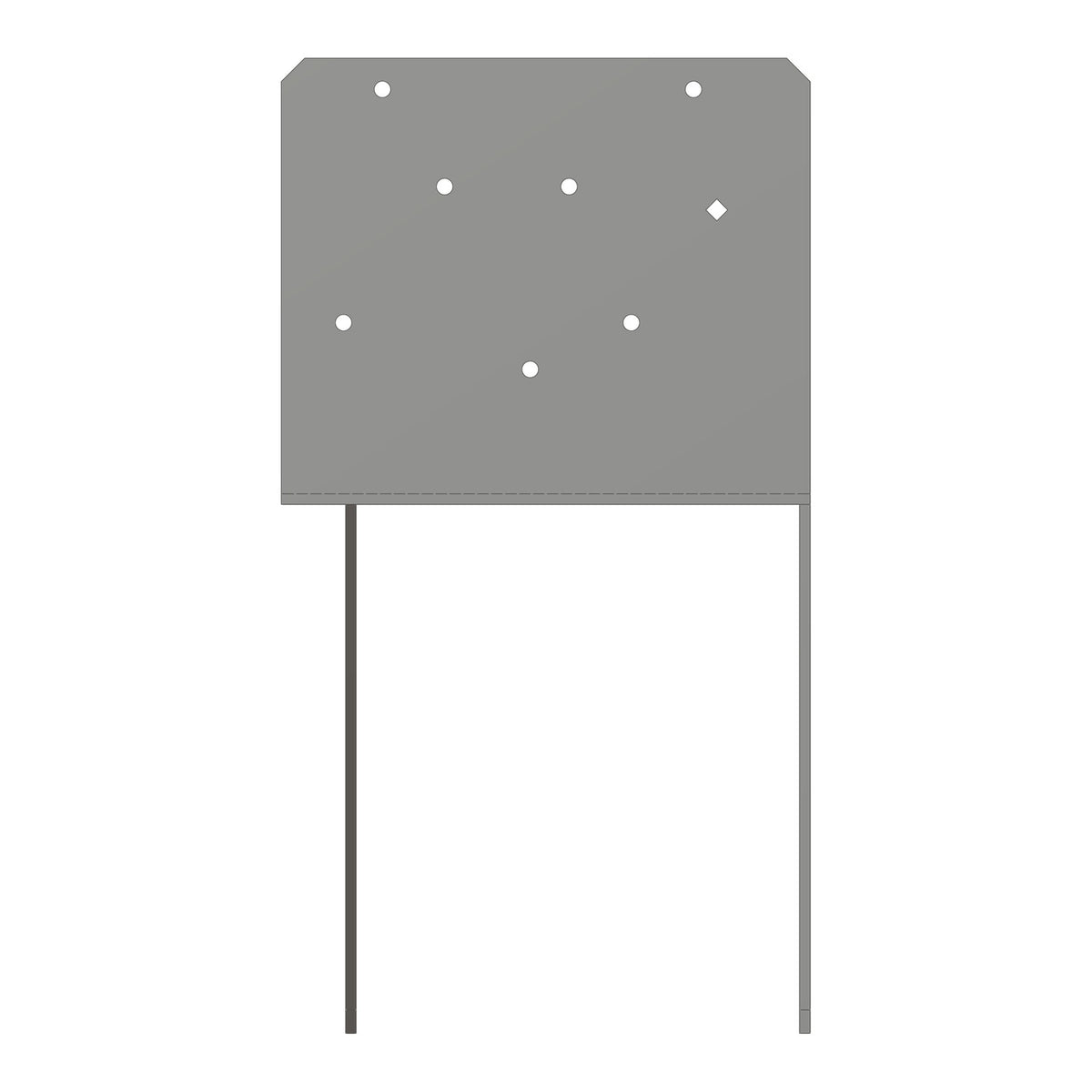Simpson ECCQ6-7.13SDS2.5 6x Beam 7x Post End Column Cap w/SDS Screws
