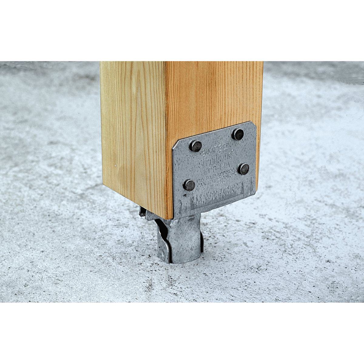Simpson 4x4 Galvanized Elevated Post Base EPB44A