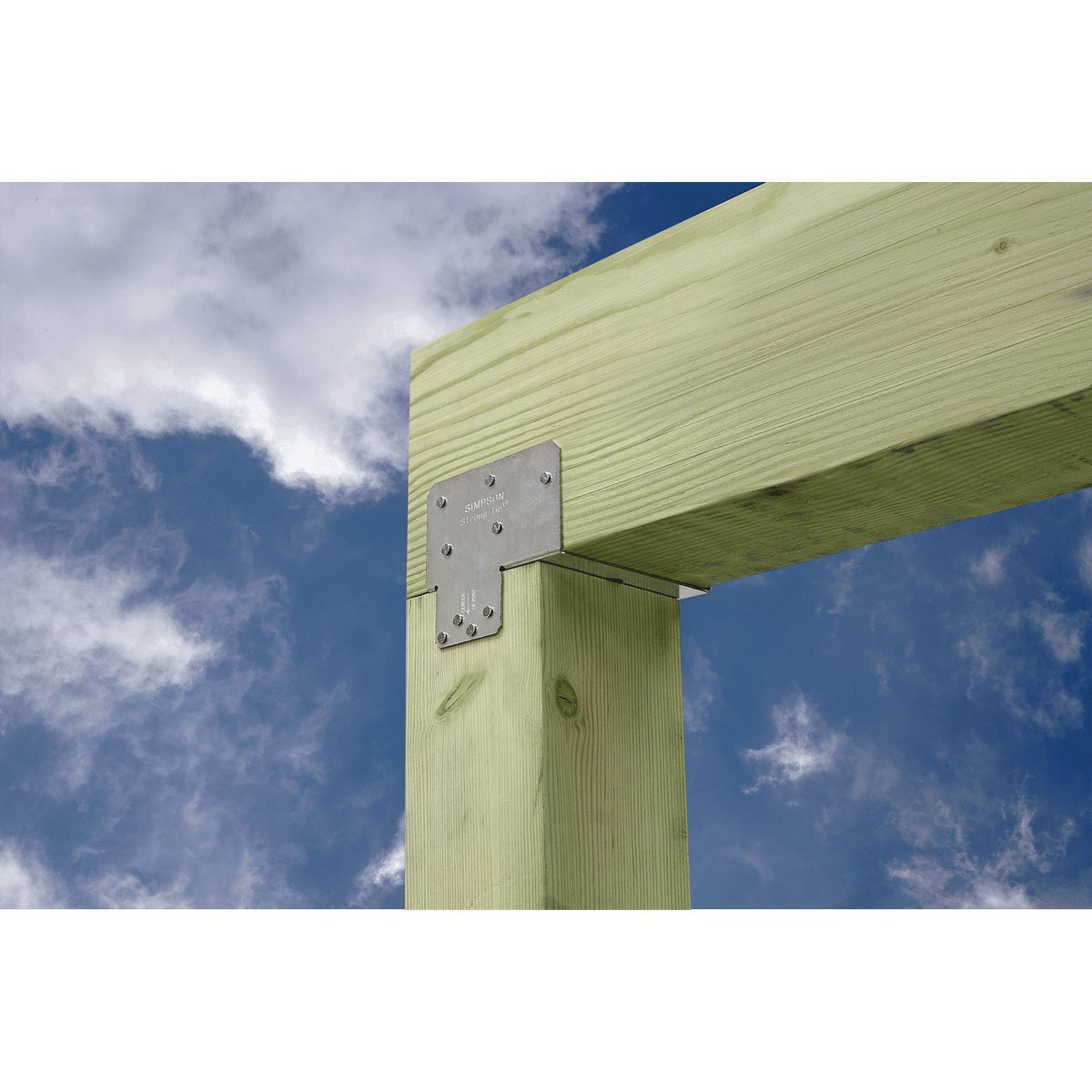Simpson End Post Cap for 6x, ZMAX Galvanized EPC6Z