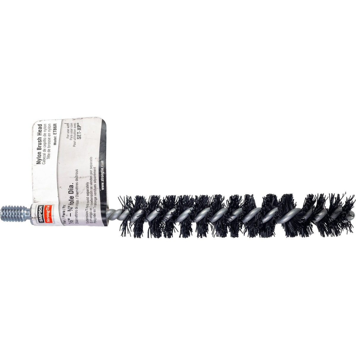 Simpson Nylon Hole-Cleaning Brush for Rebar 1/2-3/4" hole Dia. (ETB6R)