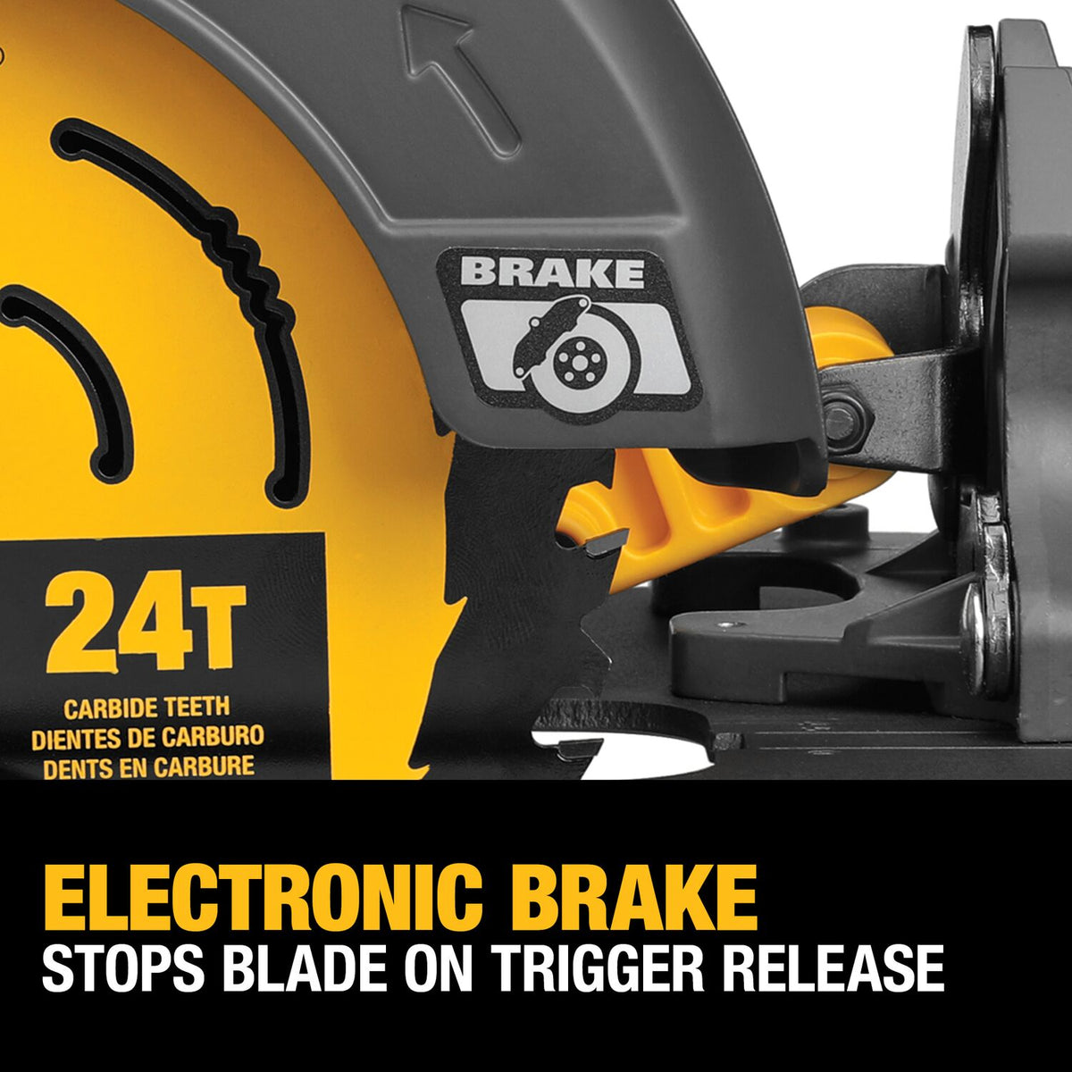 DeWALT FlexVOLT 60V MAX 7-1/4" Cordless Circular Saw w/Electric Brake DCS578X2