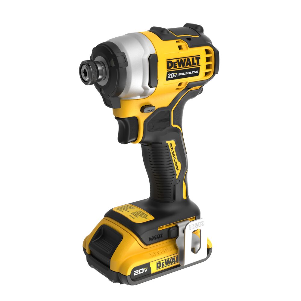 DeWALT ATOMIC 20V MAX Brushless Cordless Compact 1/4 in. Impact Driver Kit