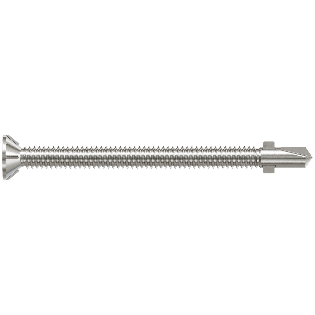 Simpson #14 x 3-1/4" Self-Drilling Flat-Head Screw with Wing, 410 Stainless Steel