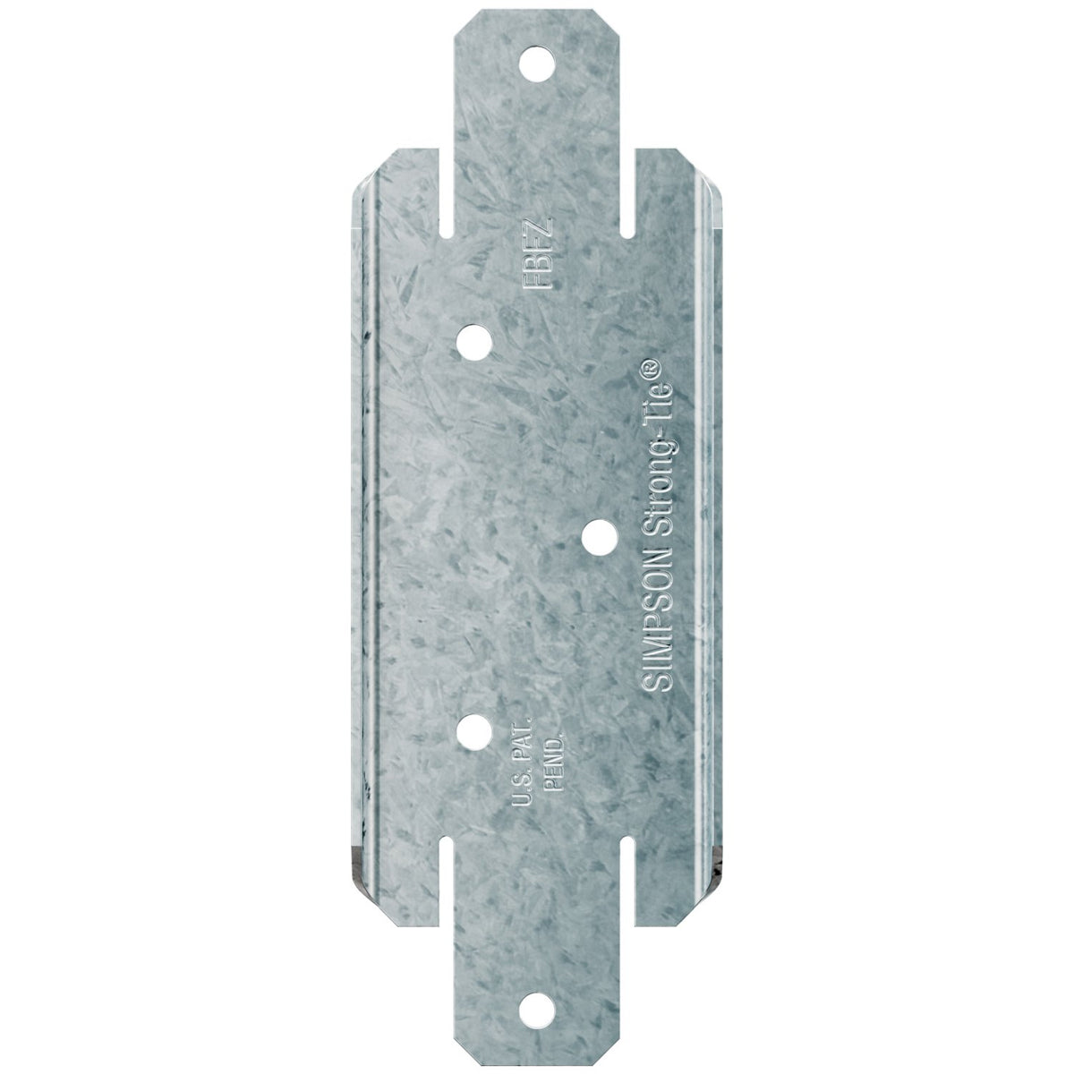Simpson 2x4 Flat Rail Fence Bracket, ZMAX Galvanized FBFZ