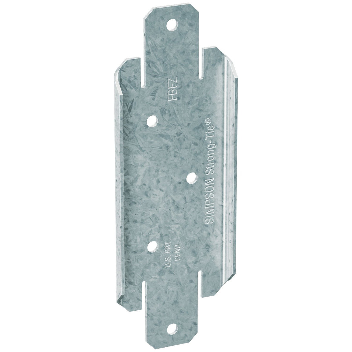 Simpson 2x4 Flat Rail Fence Bracket, ZMAX Galvanized FBFZ