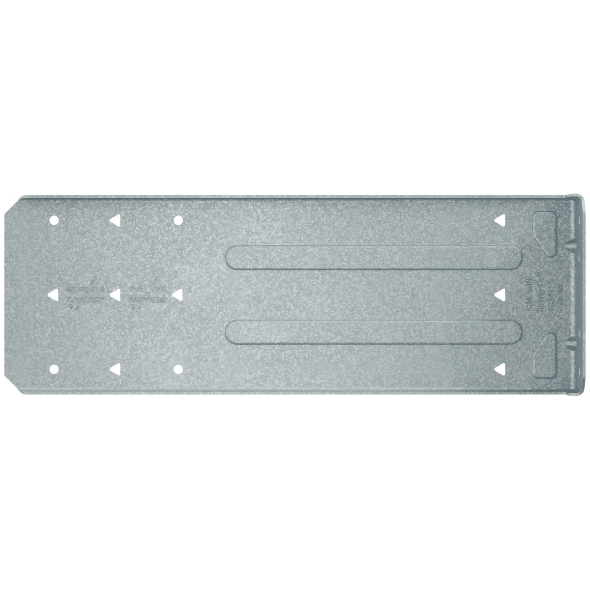 Simpson FCB411.5 Bypass Framing Fixed-Clip Connector 11-1/2 in 16-Ga G90 Galvanized Steel 25-Pack