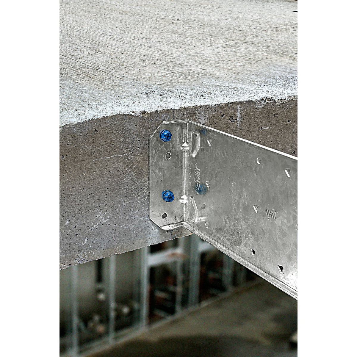 Simpson MFCB45.5-R25 5-1/2 in Bypass Framing Fixed-Clip Connector 14-Ga G90 Galvanized 25-Pack