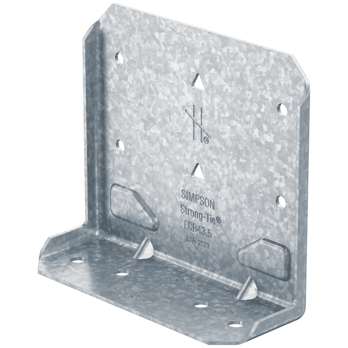 Simpson FCB43.5 FCB Bypass Framing Fixed-Clip Connector 3-1/2 in 16-Ga G90 Galvanized 25-Pack