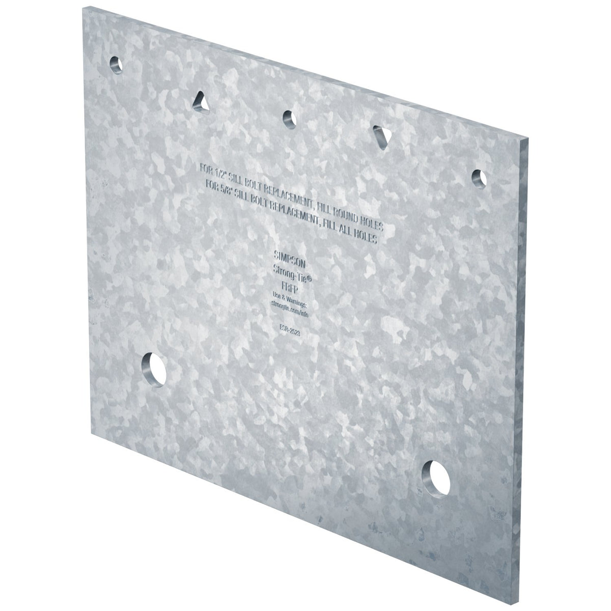 Simpson 7" x 9" Retrofit Foundation Plate FRFP