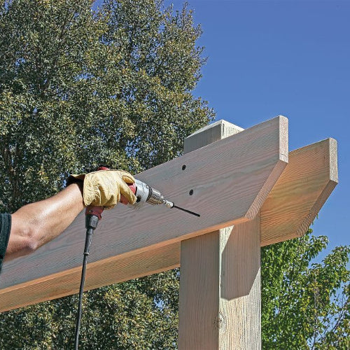 Pergola Installation using Strong-Drive SDWS TIMBER Screw (Exterior Grade)
