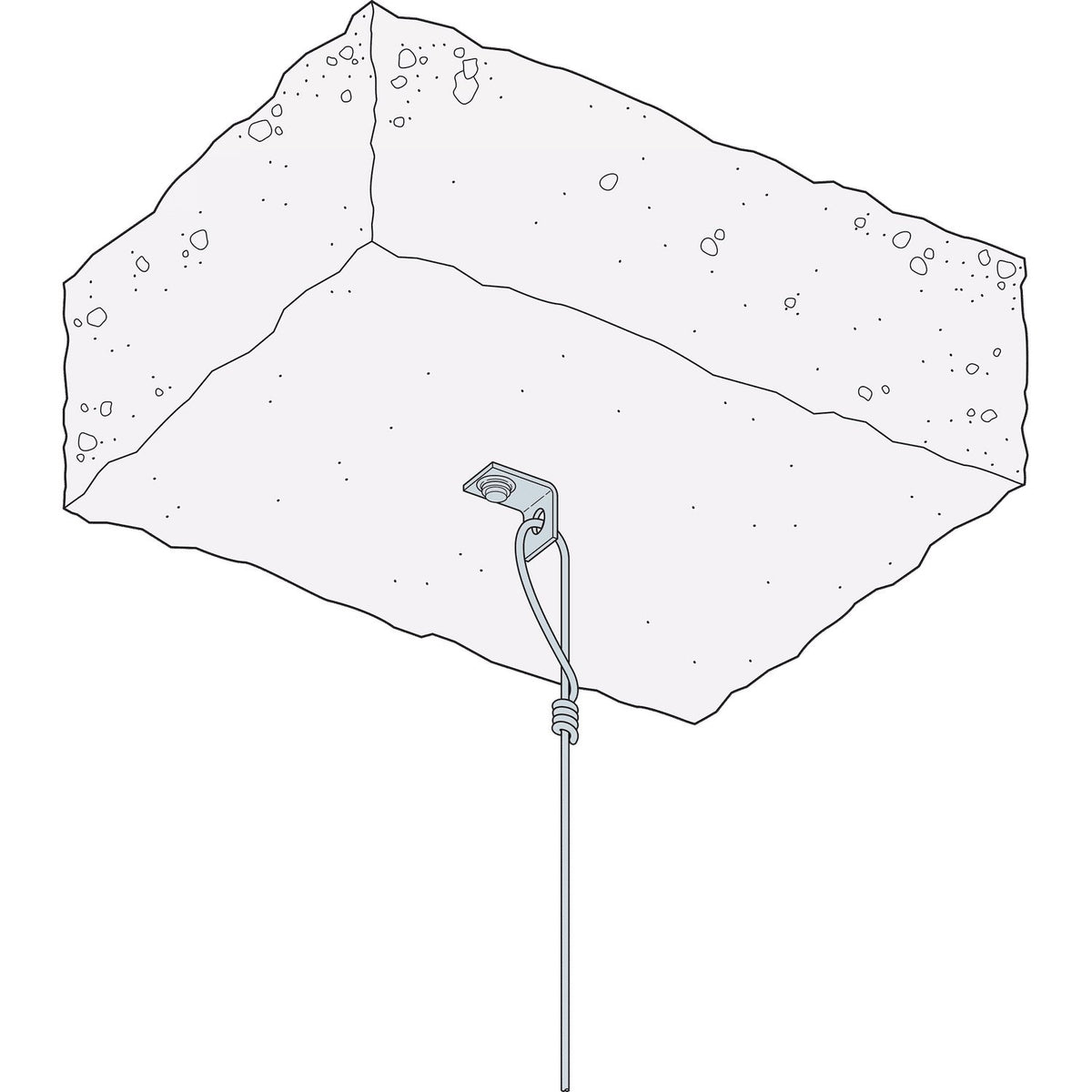 Simpson Gas-Actuated Angle Clip with 1" x .125 Pins GAC