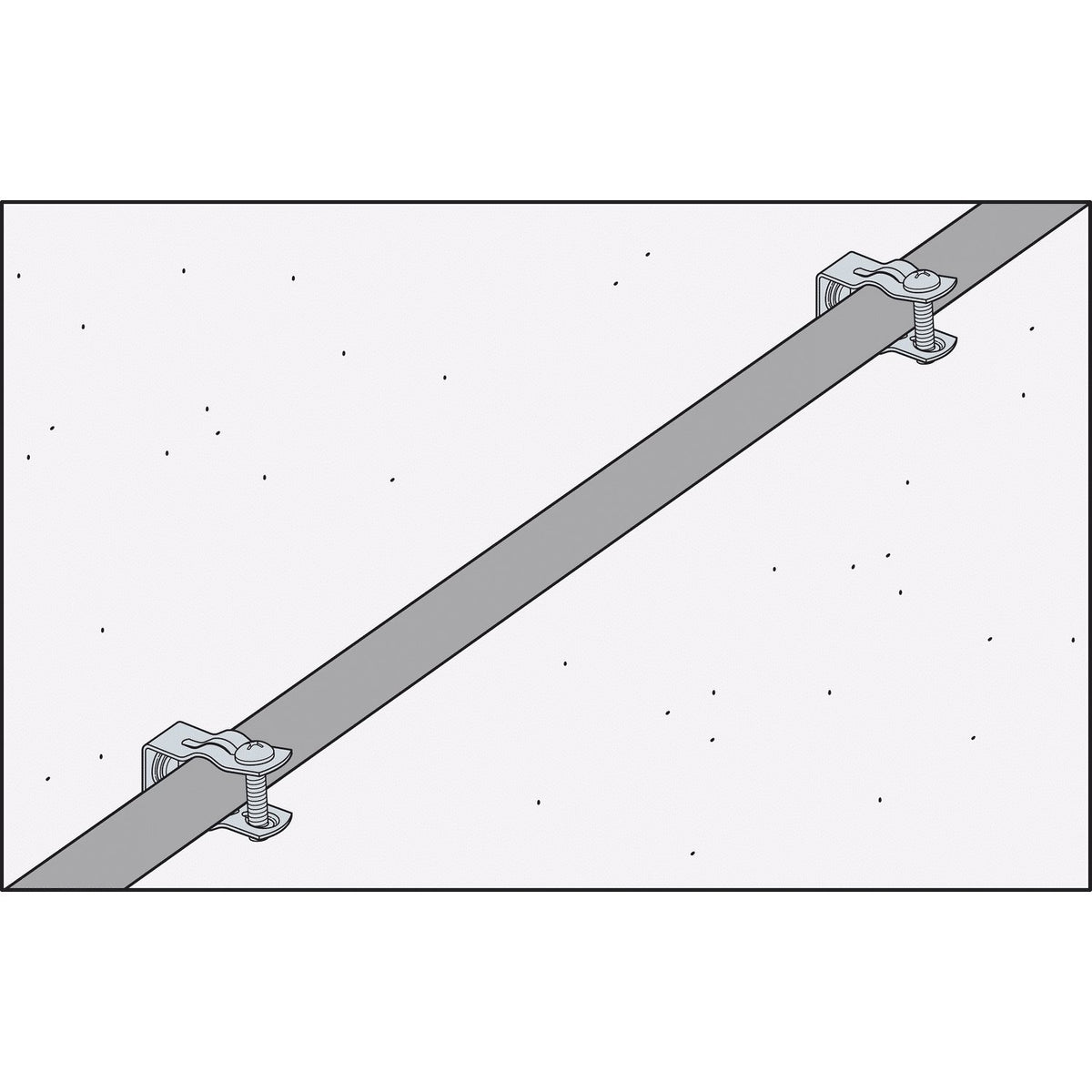 Simpson 3/4" Conduit Clamp and Pin w/Fuel Cell GCL75