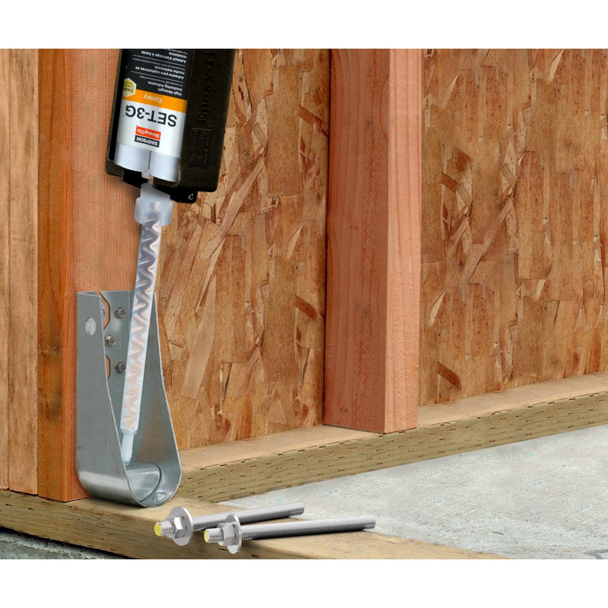 Simpson 10-15/16" Predeflected Holdown Hot-Dip Galvanized w/Screws HDU4-SDS2.5HDG