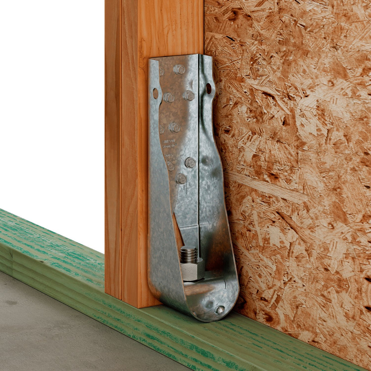 Simpson 11-5/16" Galvanized Predeflected Holdown w/Screws HDUE5-SDS3