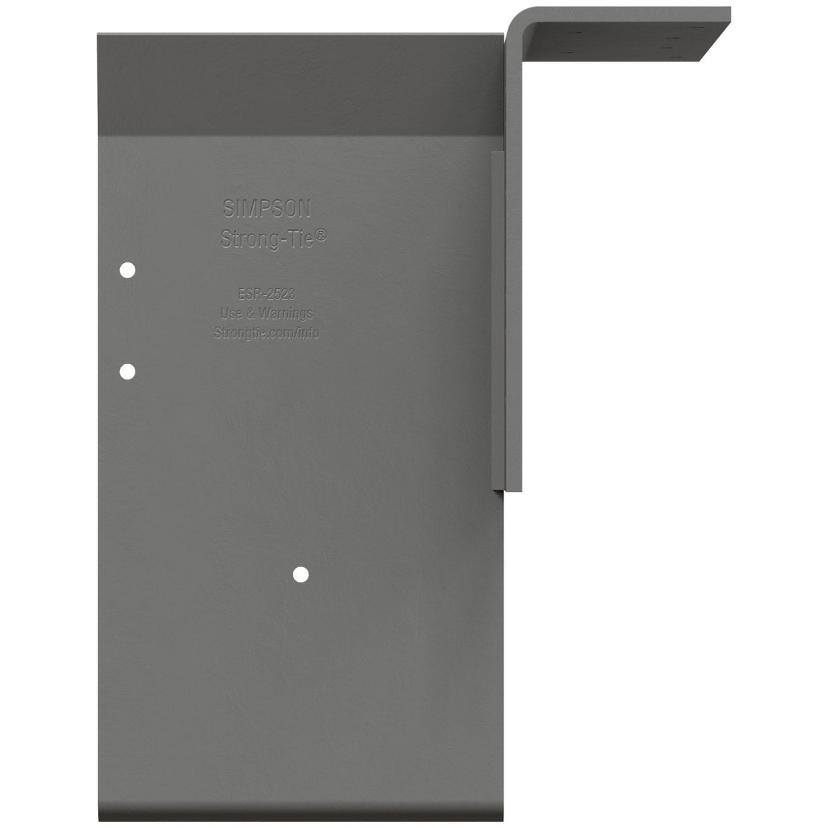 Simpson HGLTV5.50/11.5 Top-Flange Joist Hanger for 5-1/4 x 11-1/2 in Engineered Wood SCL 3-Ga Steel