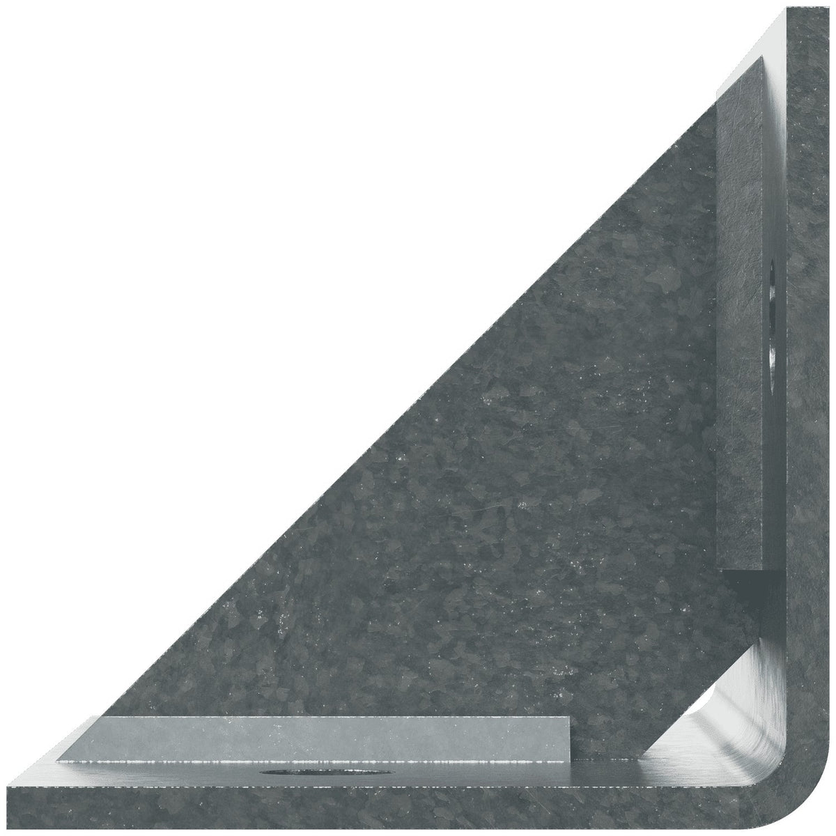 Simpson Heavy L-Shaped Angle with Gusset 3x7 G90 Galvanized HL37G