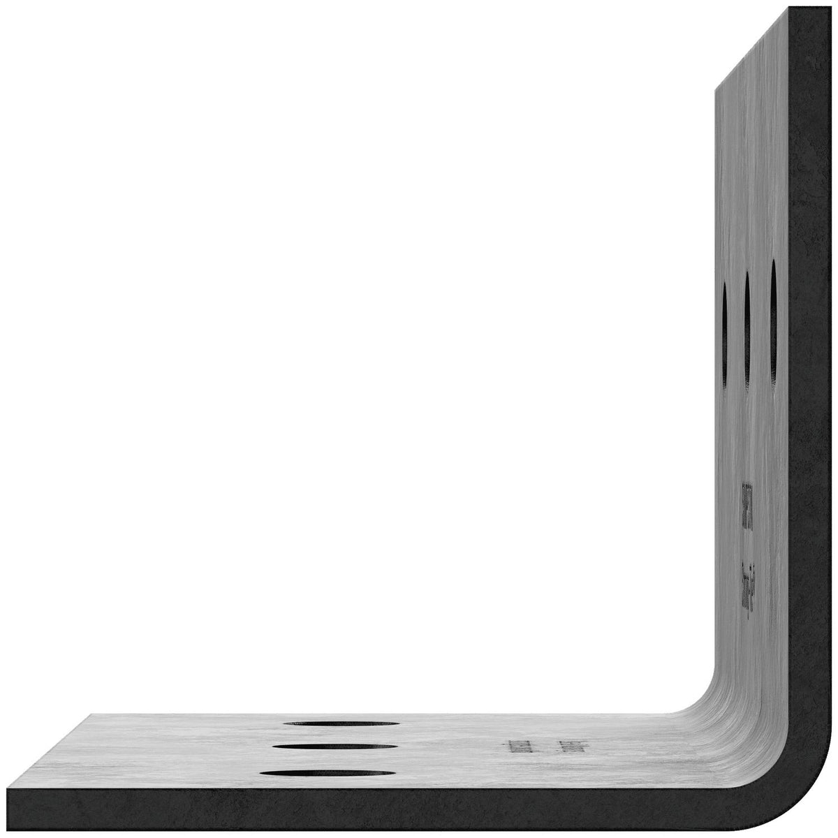 Simpson HL37PC Heavy Ornamental L-Angle 3-1/4 x 7-1/2 in 7-Ga Steel Black Powder-Coated