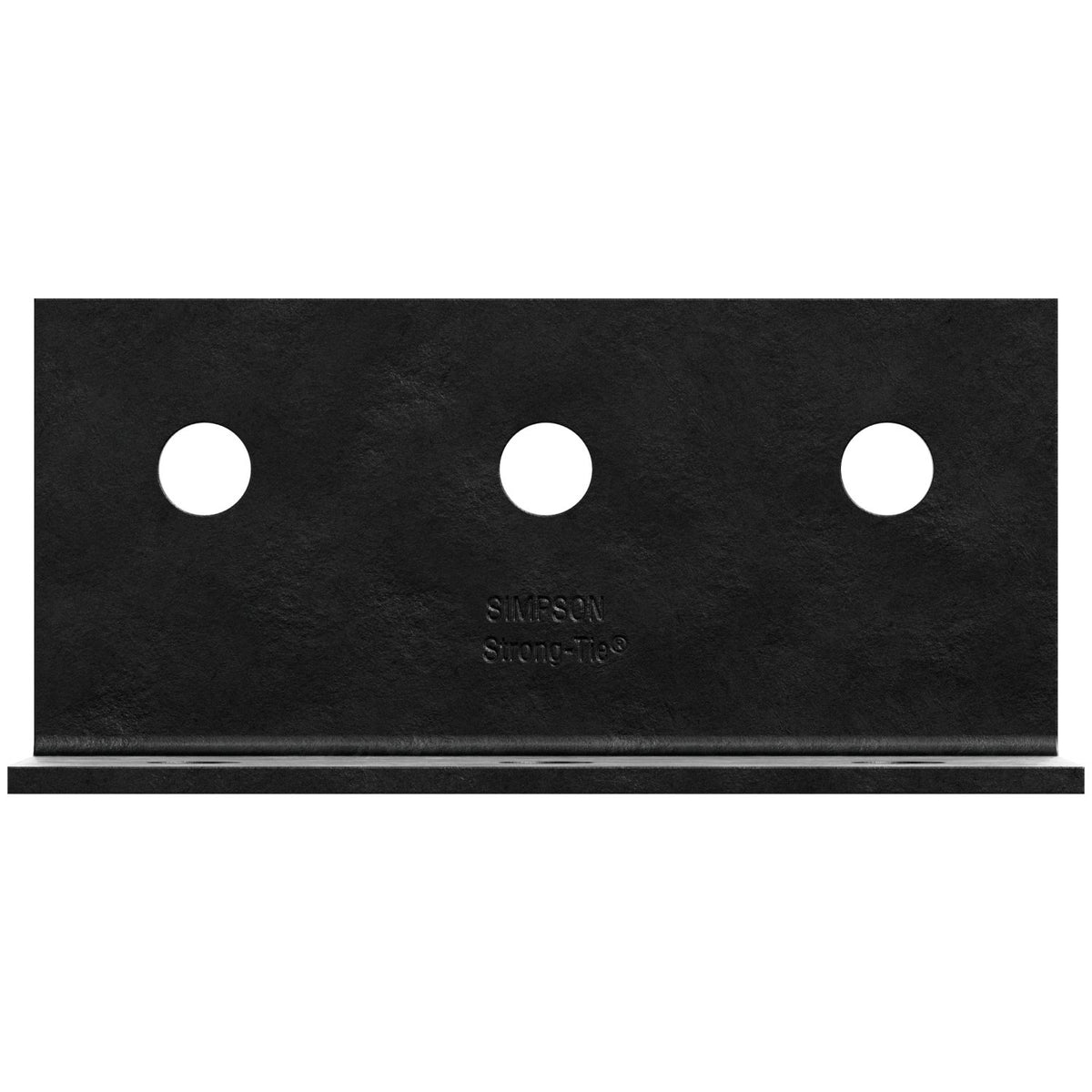 Simpson HL49PC Heavy L-Shaped Angle 4-1/4 x 9 in Black Powder-Coated Ornamental 3-Ga Steel