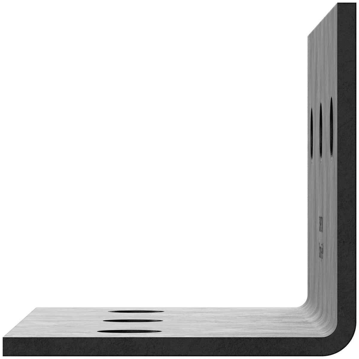 Simpson HL49PC Heavy L-Shaped Angle 4-1/4 x 9 in Black Powder-Coated Ornamental 3-Ga Steel