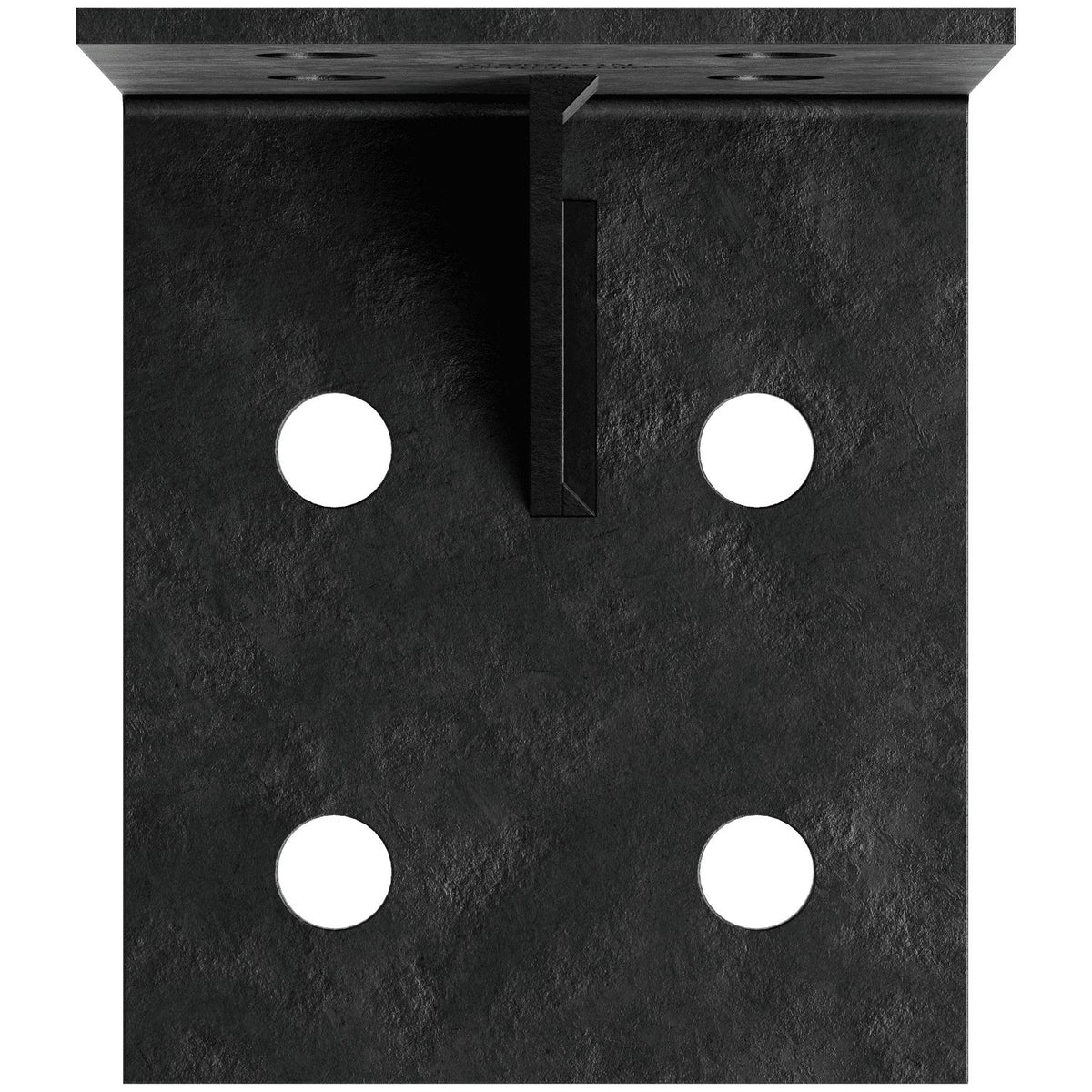 Simpson 7 x 6 Black Ornamental Heavy L-Shaped Angle w/Gusset HL76GPC