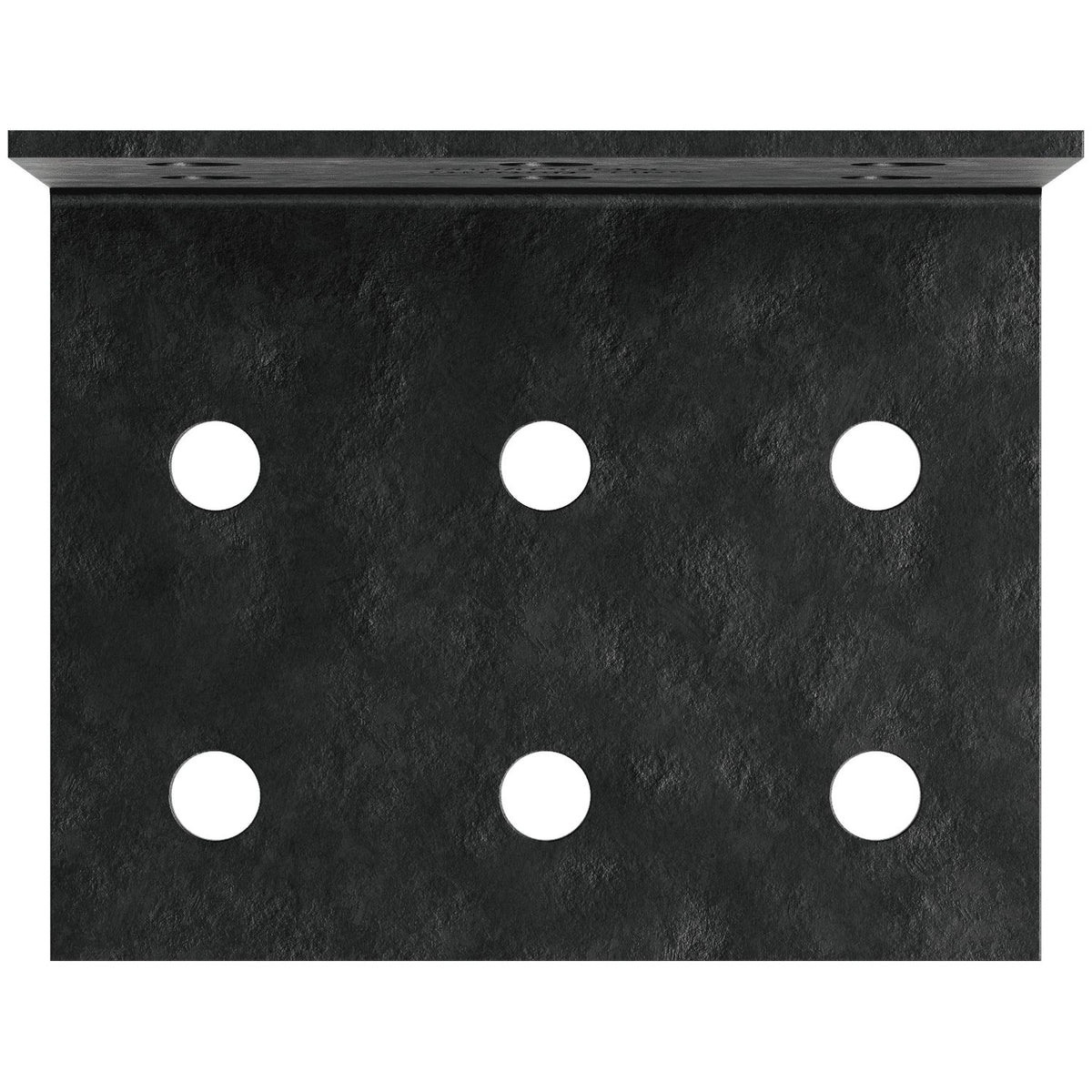 Simpson HL79PC Ornamental Heavy L-Angle 7-1/4 x 9 in Black Powder-Coated 3-Ga Steel Timber Connector