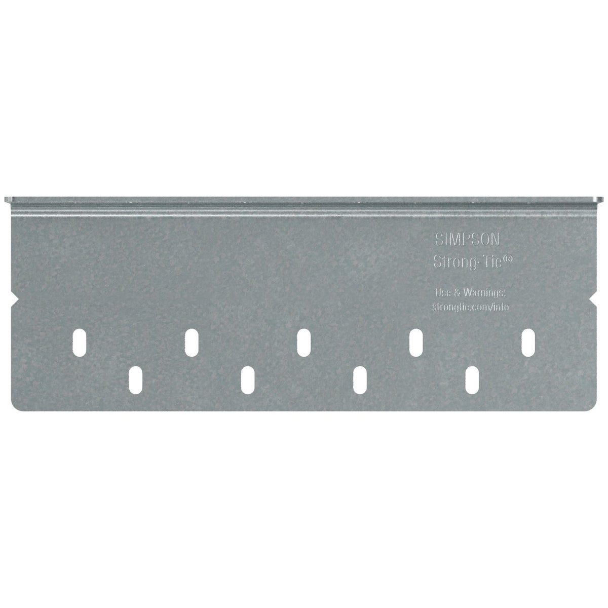 Simpson HSLQ412-SDS2.5 Heavy Shear Transfer Angle 4-1/4 in. x 11-3/4 in. 12-Ga G90 Galv w/Screws
