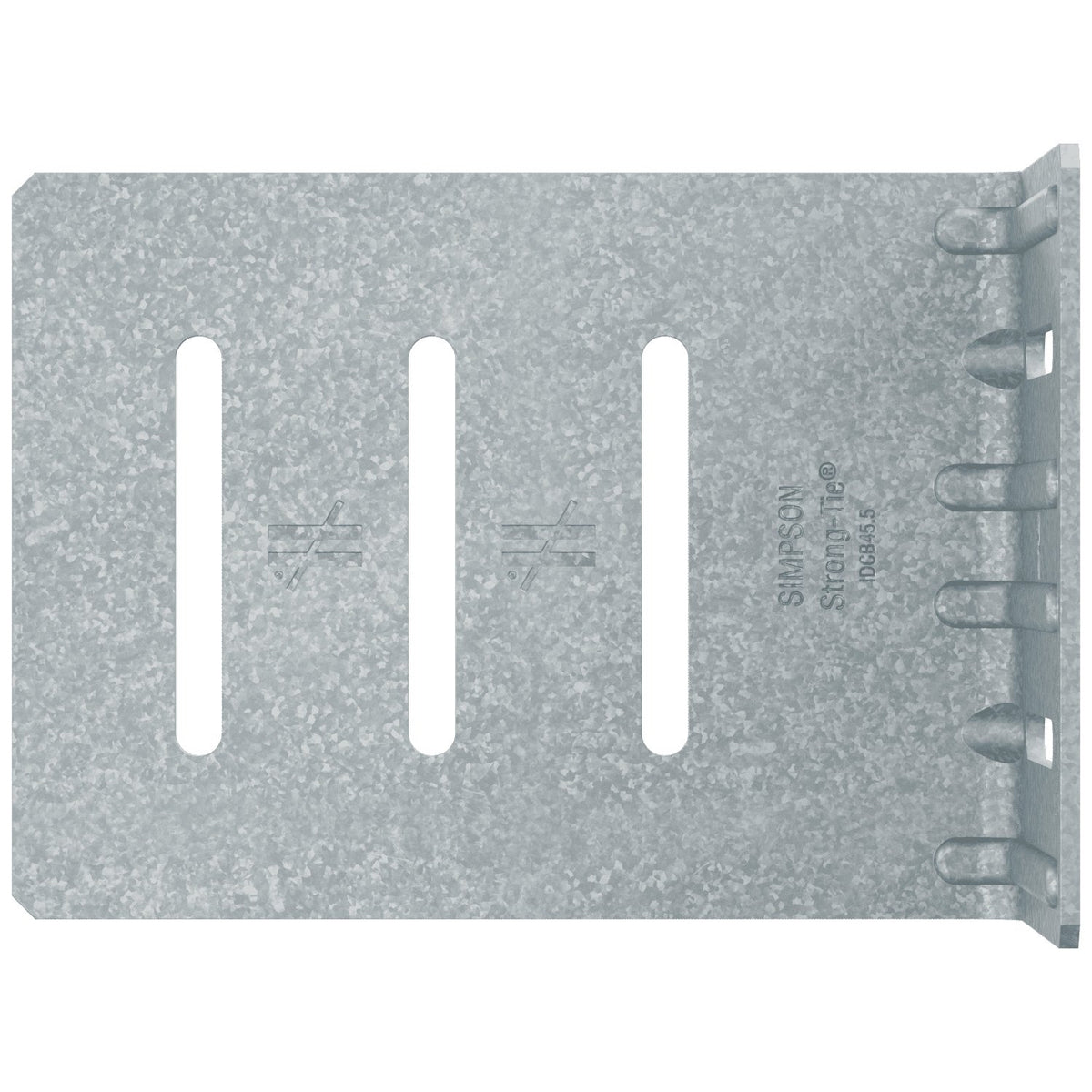 Simpson IDCB45.5-KT25 Drift-Clip Bypass Framing Connector 3.5x5.5x4 12 Ga G90 Galv 25-Pk w/Screws