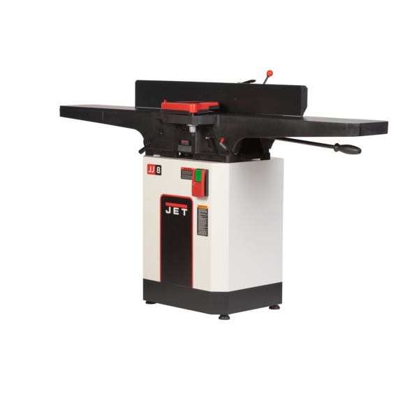 JET Black 8" Helical-Head Jointer, 2 HP, 1PH 230V JWJ-8HH-BLK