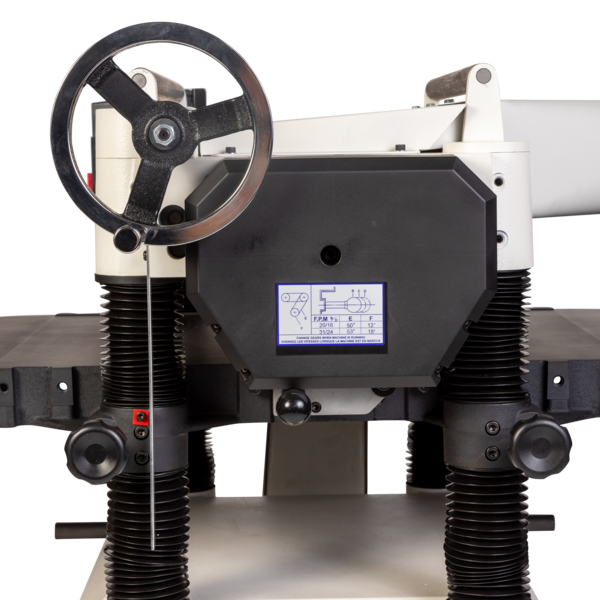 JET Black JWP-208HH-BLK, 20" Helical Head Planer, 230V 1PH, 5HP