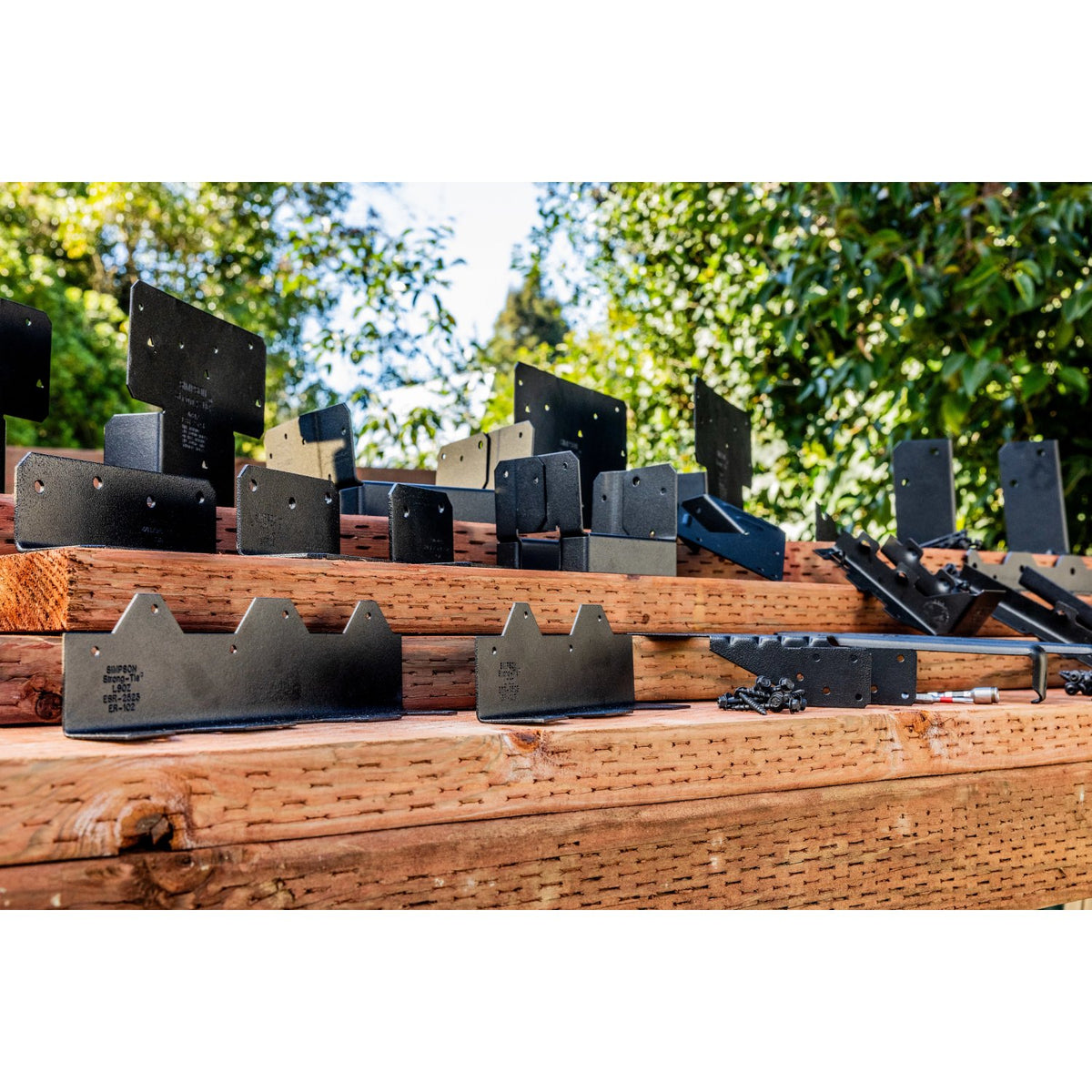 Simpson 7" Reinforcing L Angle 16-Ga ZMAX Black Powder-Coated L70PC