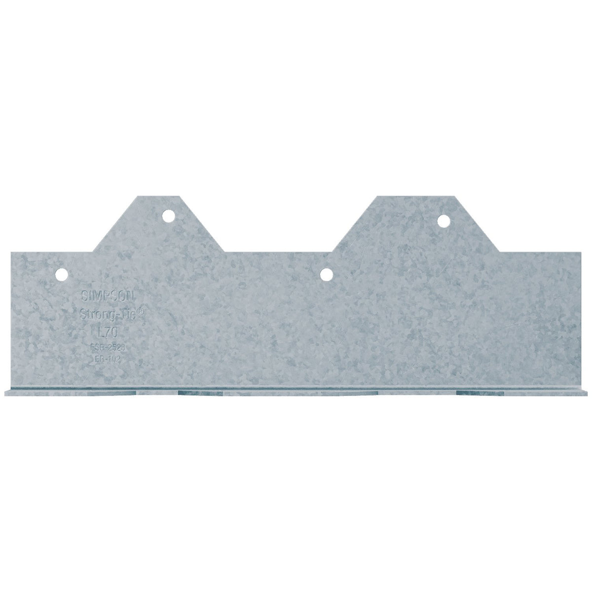 Simpson L70 7" Reinforcing L Angle, Galvanized