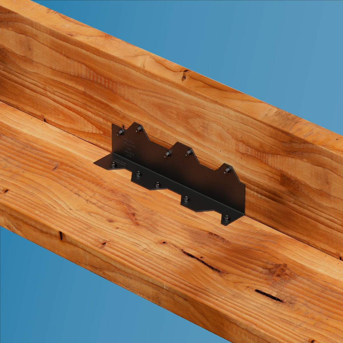 Simpson 9" Reinforcing L Angle 16-Ga ZMAX Black Powder-Coated L90PC