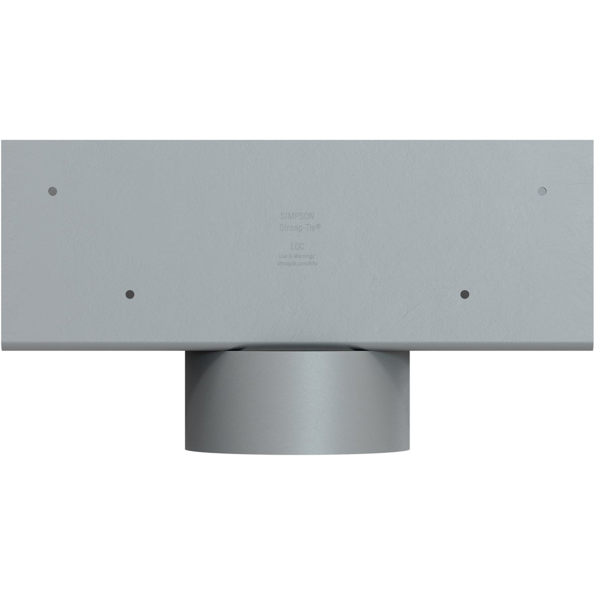 Simpson 3-5/8" Column Cap for 4" Outside Diameter Lally Column LCC3.5-4