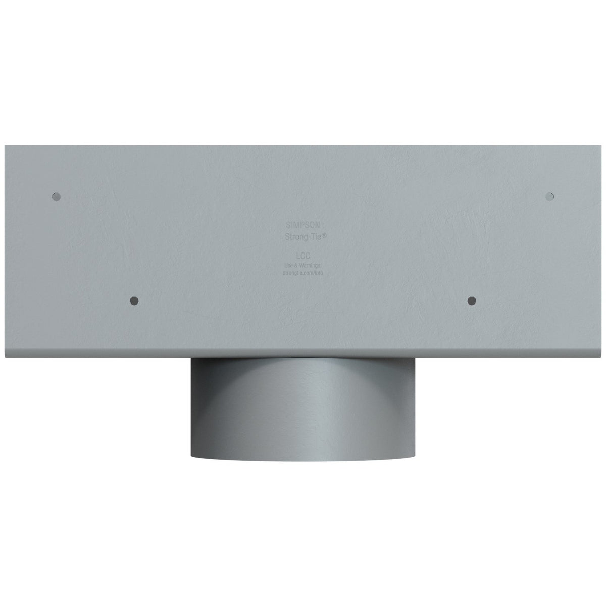 Simpson 4-5/8" Column Cap for 4" Outside Diameter Lally Column LCC4.5-4