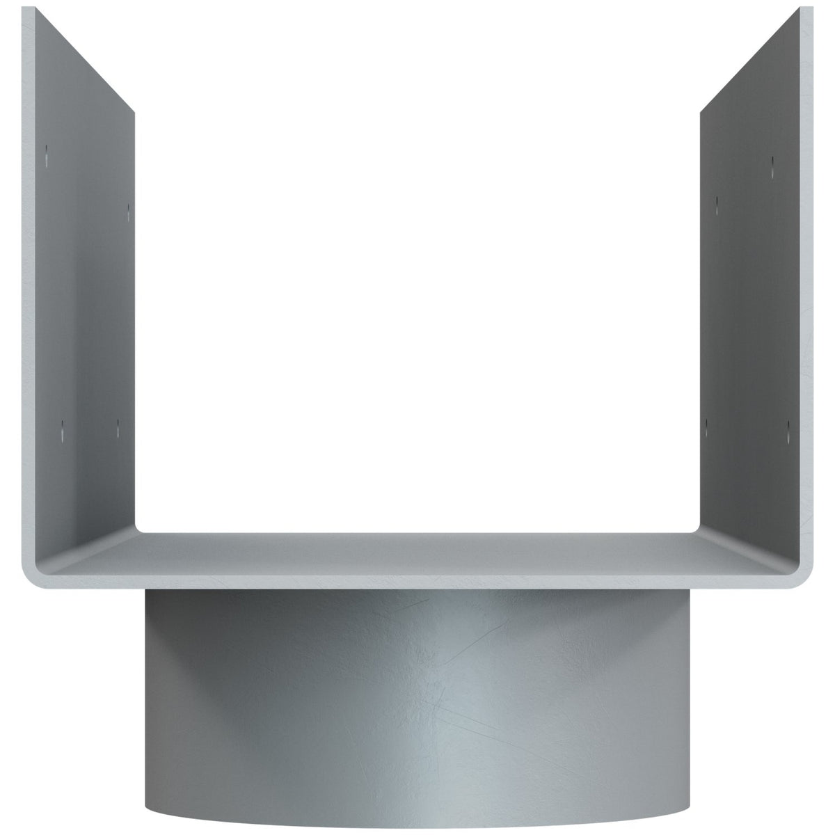 Simpson 5-3/8" Column Cap for 4" Outside Diameter Lally Column LCC5.25-4