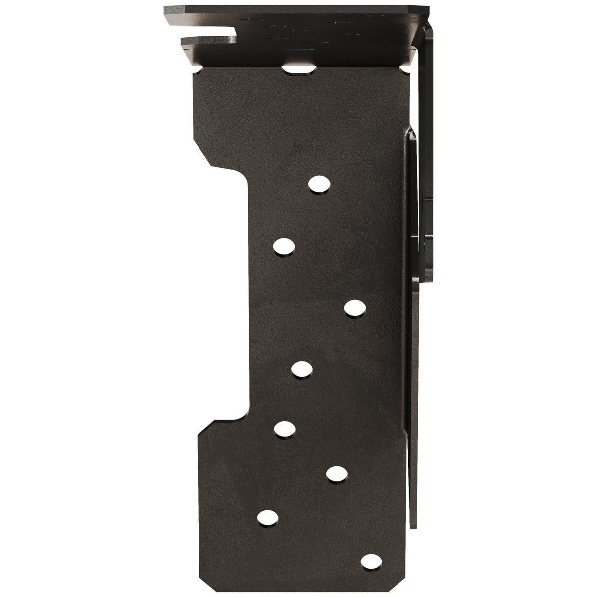 Simpson Adjustable Stringer Connector 18-Ga ZMAX Black Powder-Coated LSCPC