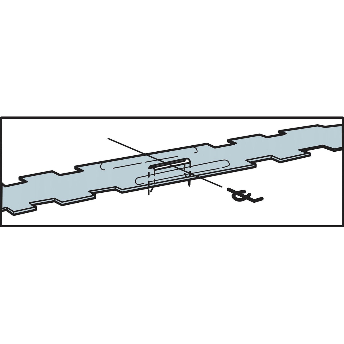 Simpson 39" 22-Gauge Galvanized Tension Bridging LTB40
