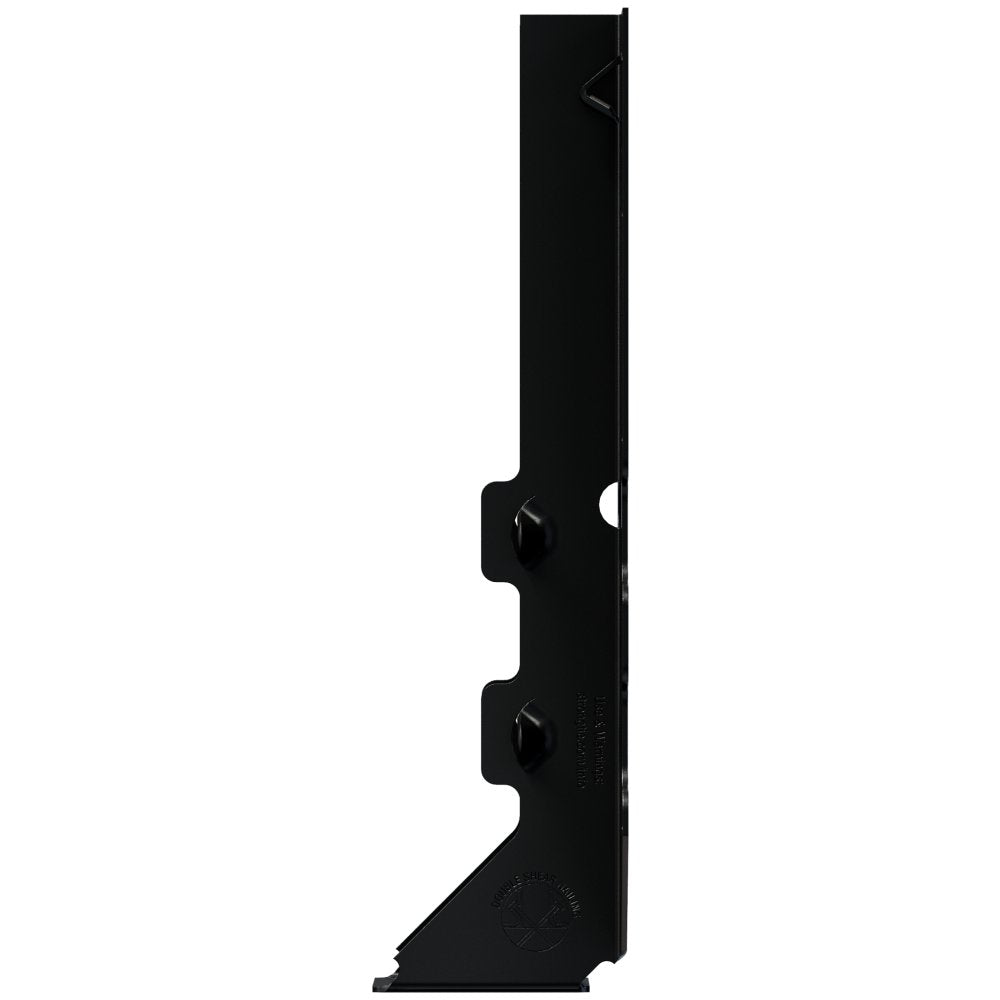 Simpson LUS210PC Outdoor Accents LUSPC ZMAX, Black Powder-Coated Face-Mount Joist Hanger for 2x10