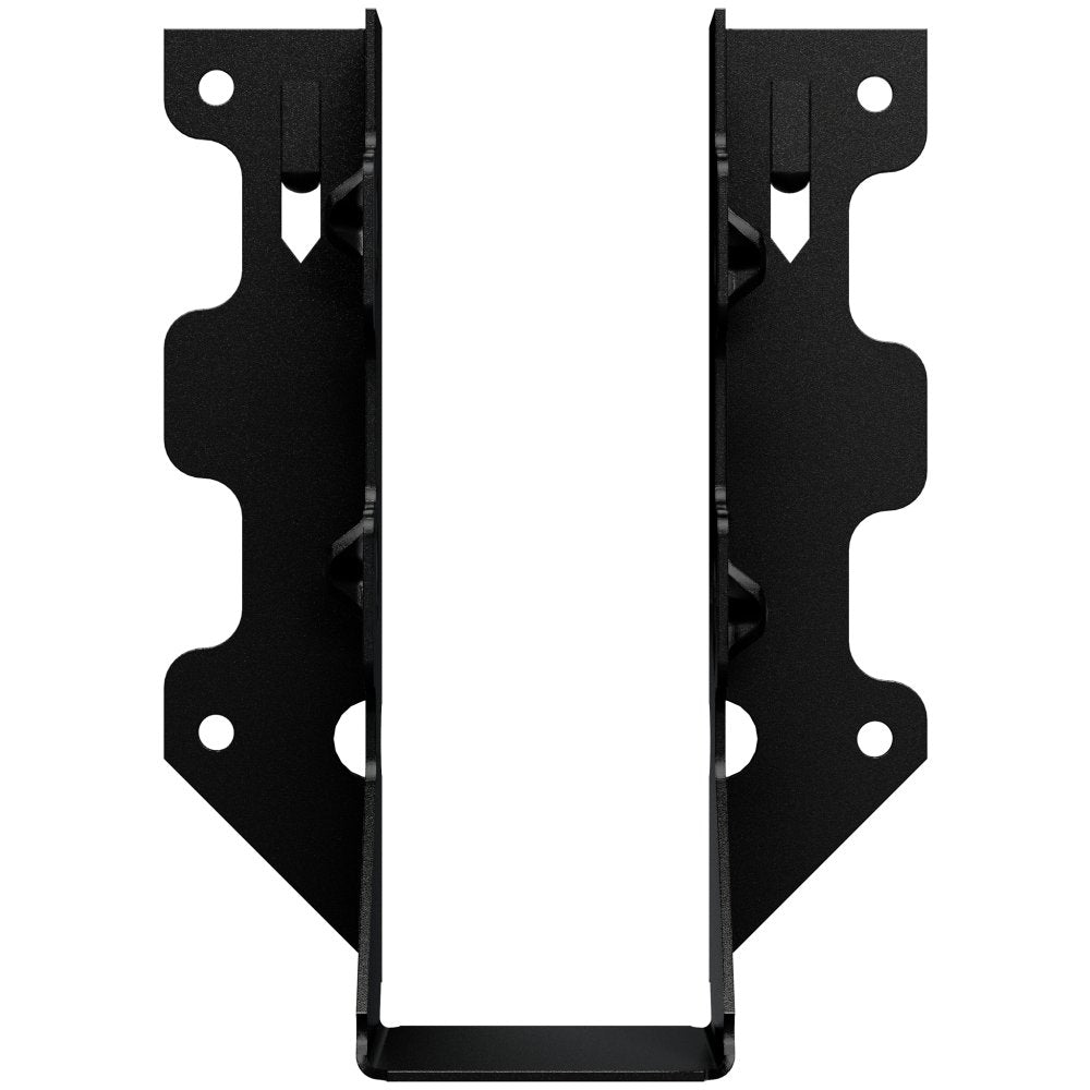 Simpson LUS26PC Outdoor Accents LUSPC ZMAX, Black Powder-Coated Face-Mount Joist Hanger for 2x6