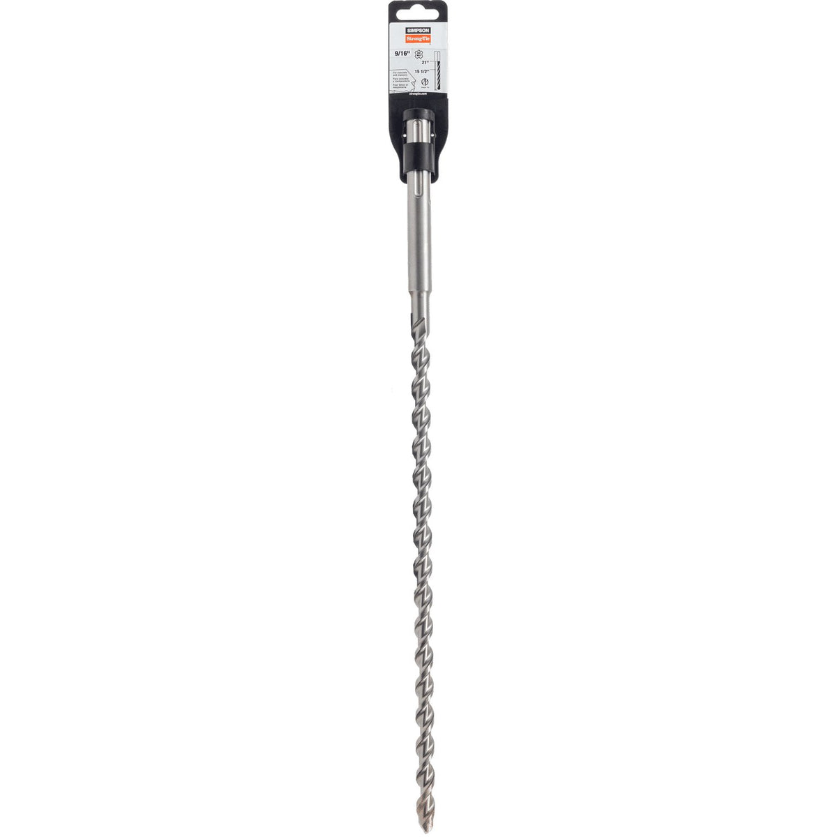 Simpson 9/16 in. x 21 in. SDS-Max 2-Cutter Head Carbide Drill Bit MDMX05621