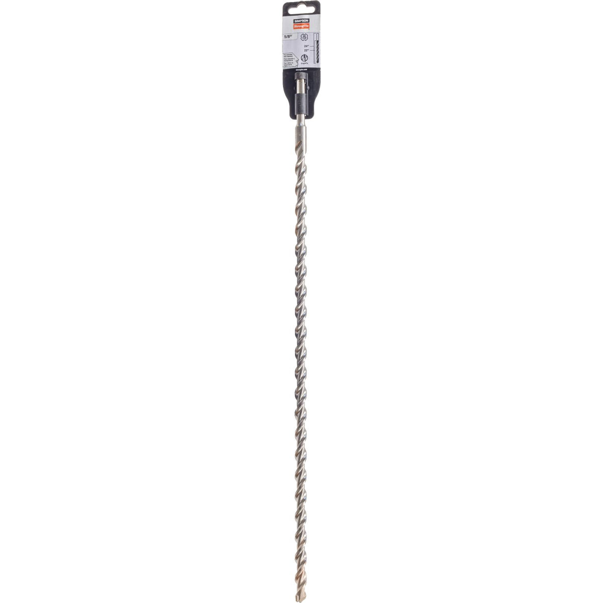 Simpson SDS-Plus Drill Bit 5/8 in. x 24 in. 2-Cutter Carbide-Tipped MDPL06224