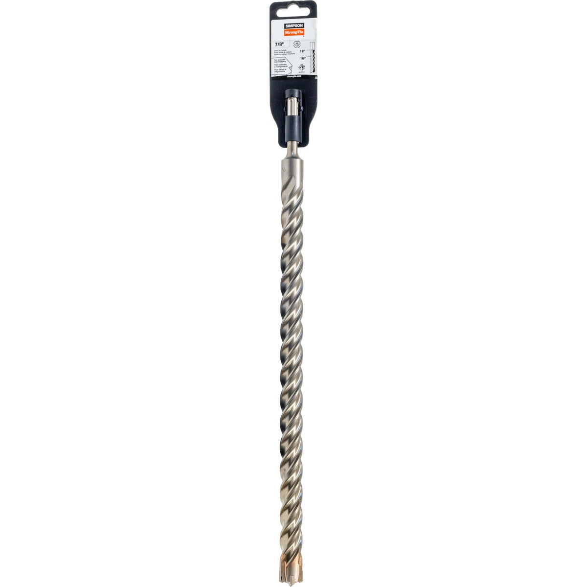 Simpson 7/8 in. x 18 in. SDS-Plus Quad Head Carbide Drill Bit MDPL08718Q