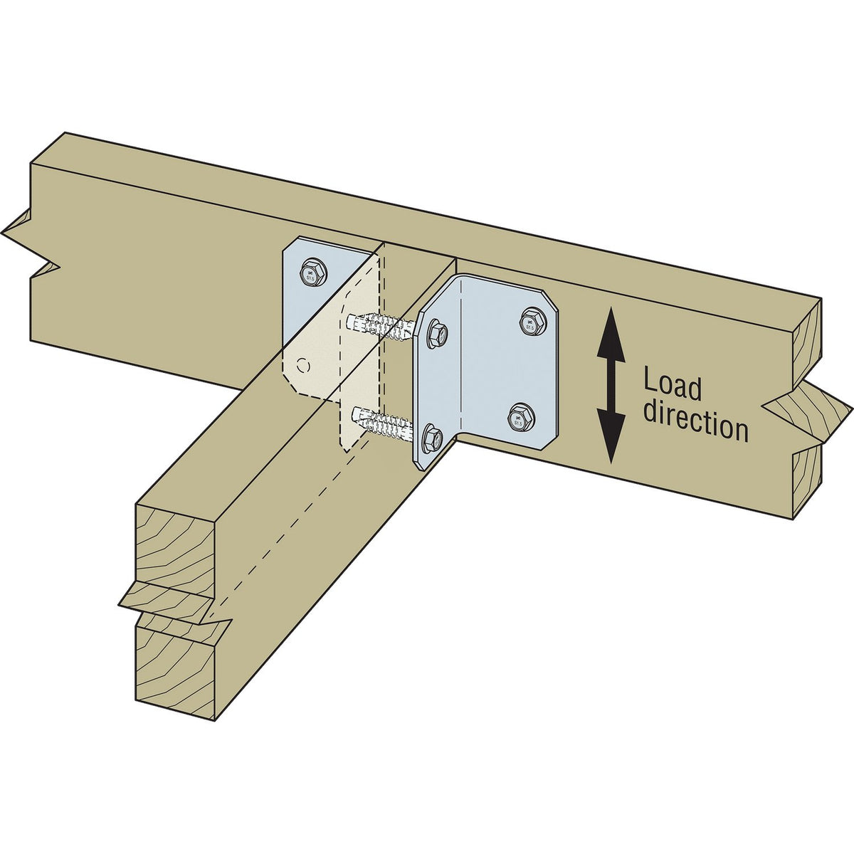 Simpson 2 x 3 Medium L Angle ZMAX Galvanized ML23Z