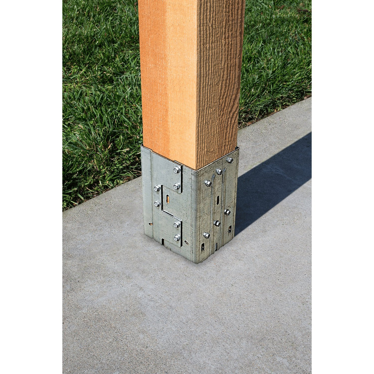 Simpson MPB66Z ZMAX Moment Post Base for 6x6 Posts 12-Ga Steel w/SDS Screws